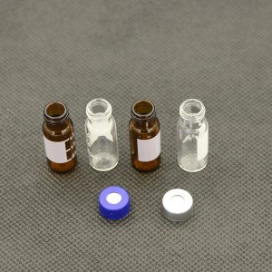 frascos de amostra